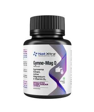 NatXtra Gymne-Mag D - Blood sugar diabetic control capsule for Men and Women